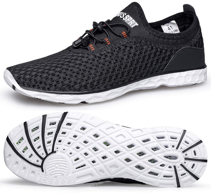 DOUSSPRT Men's Water Shoes Quick Drying Sports Aqua Shoes
