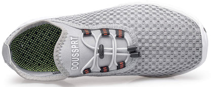 DOUSSPRT Men's Water Shoes Quick Drying Sports Aqua Shoes
