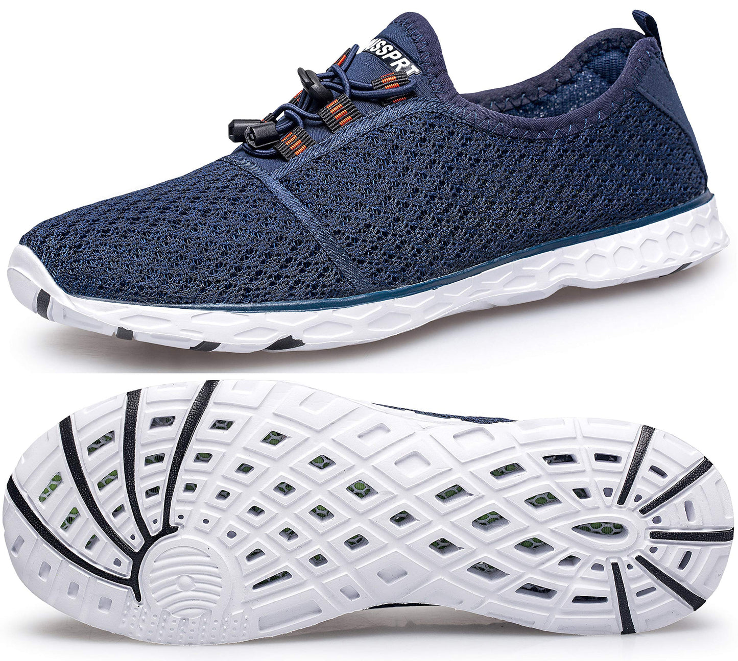 DOUSSPRT Men's Water Shoes Quick Drying Sports Aqua Shoes