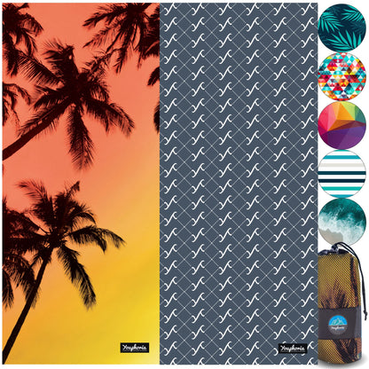 Youphoria Microfiber Travel Towel Fast Drying Lightweight - Quick Dry Towel for Camping, Beach, Backpacking, Hiking & Sport