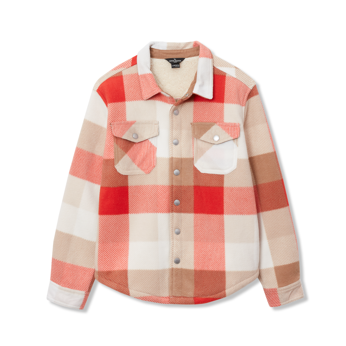 Eddie Bauer Boys Faux Shearling Shacket product image