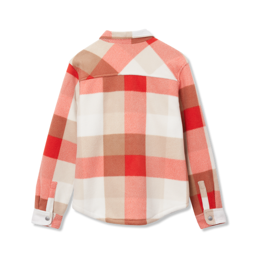 Eddie Bauer Boys Faux Shearling Shacket alternate view 1