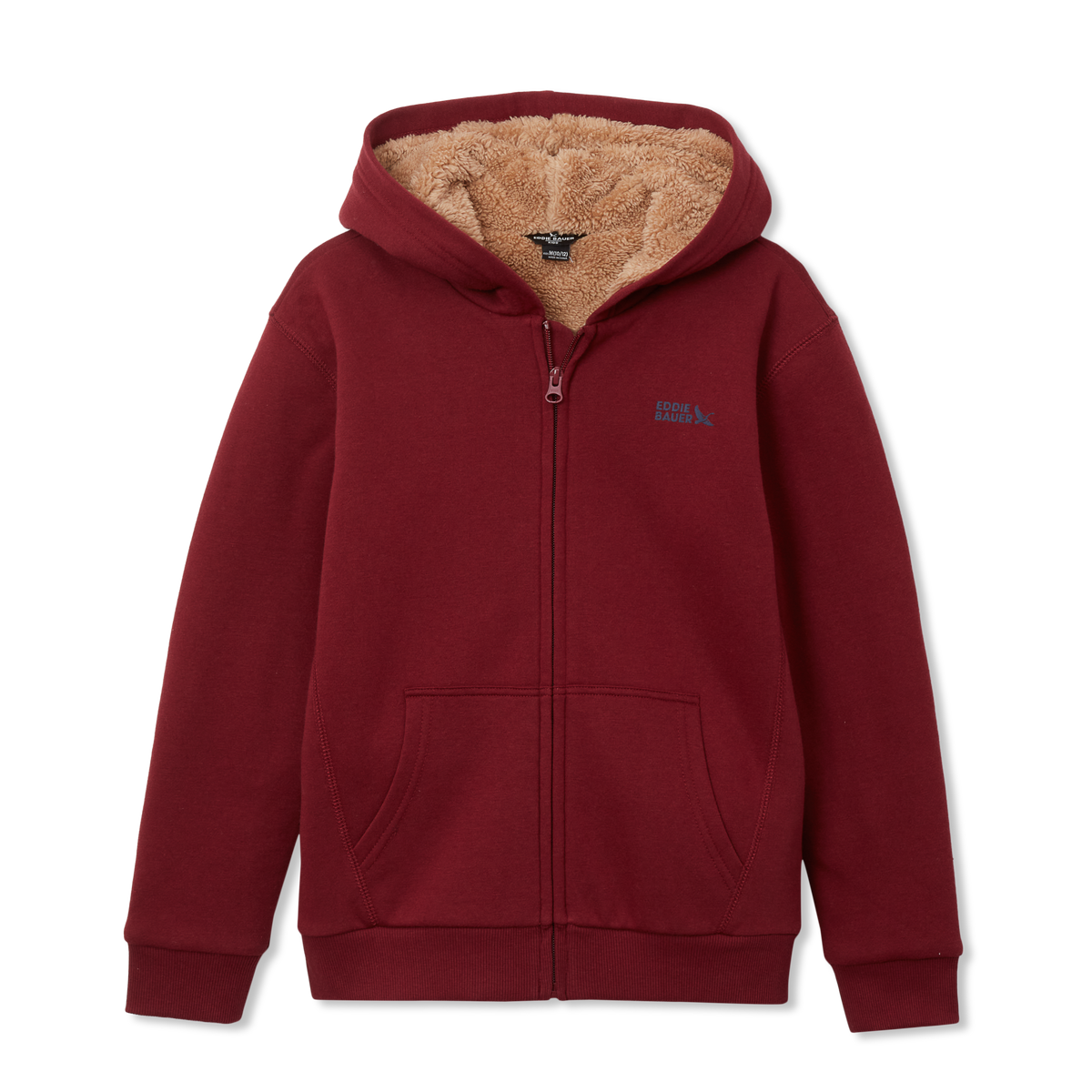 Eddie Bauer Boys Camp Fleece Faux Shearling-Lined Hoodie product image