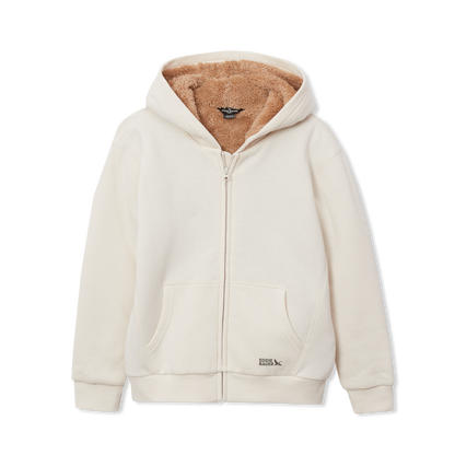 Eddie Bauer Boys Camp Fleece Faux Shearling-Lined Hoodie alternate view 3