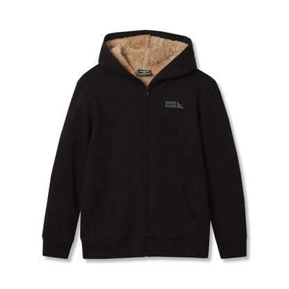 Eddie Bauer Boys Camp Fleece Faux Shearling Hoodie product image