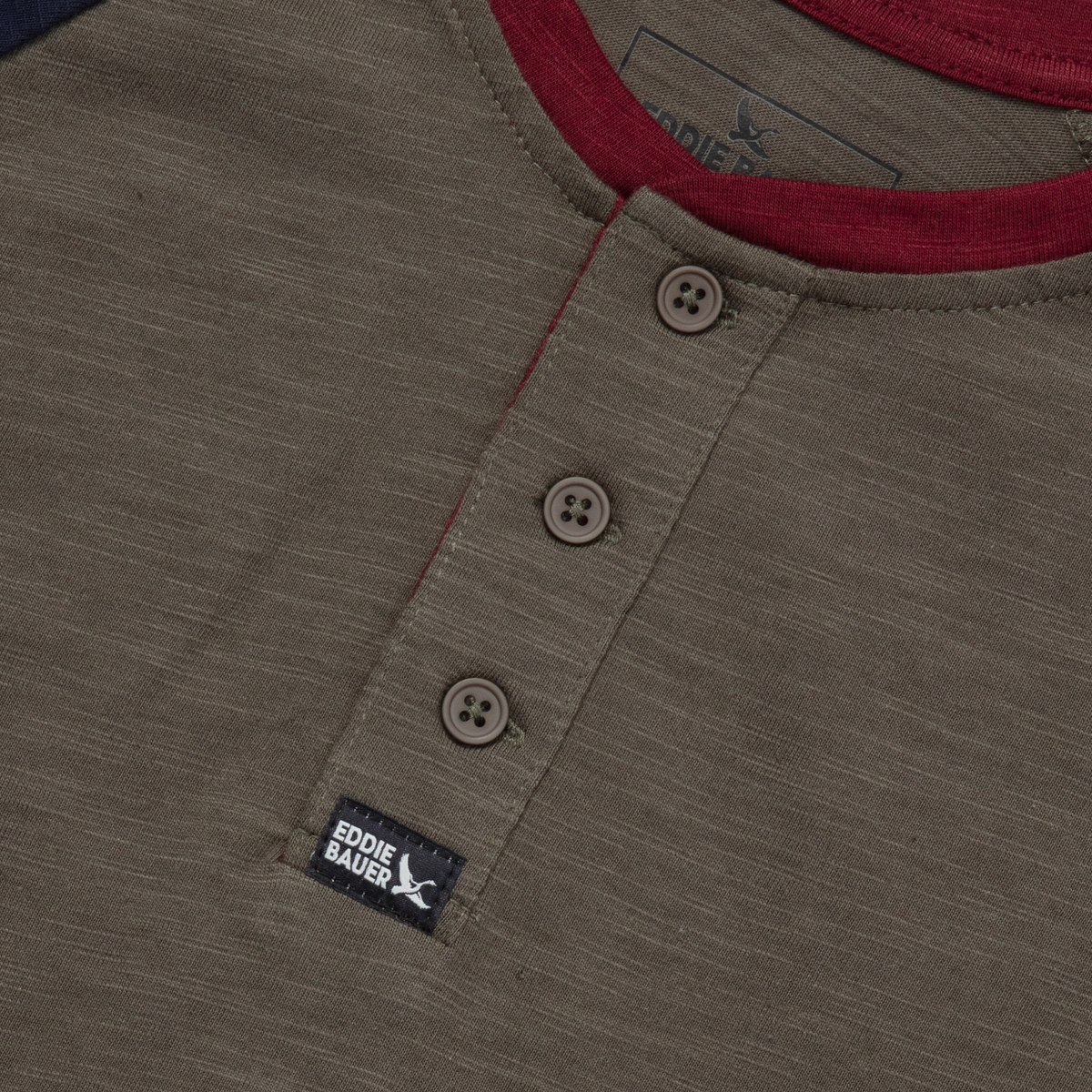 Eddie Bauer Boys Basin Henley Shirt alternate view 3