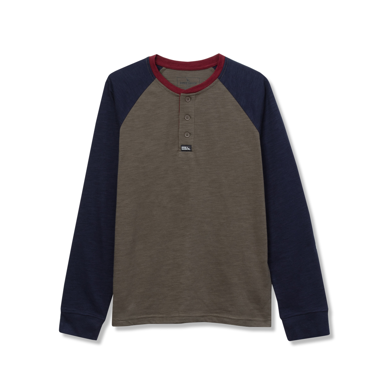 Eddie Bauer Boys Basin Henley Shirt alternate view 2
