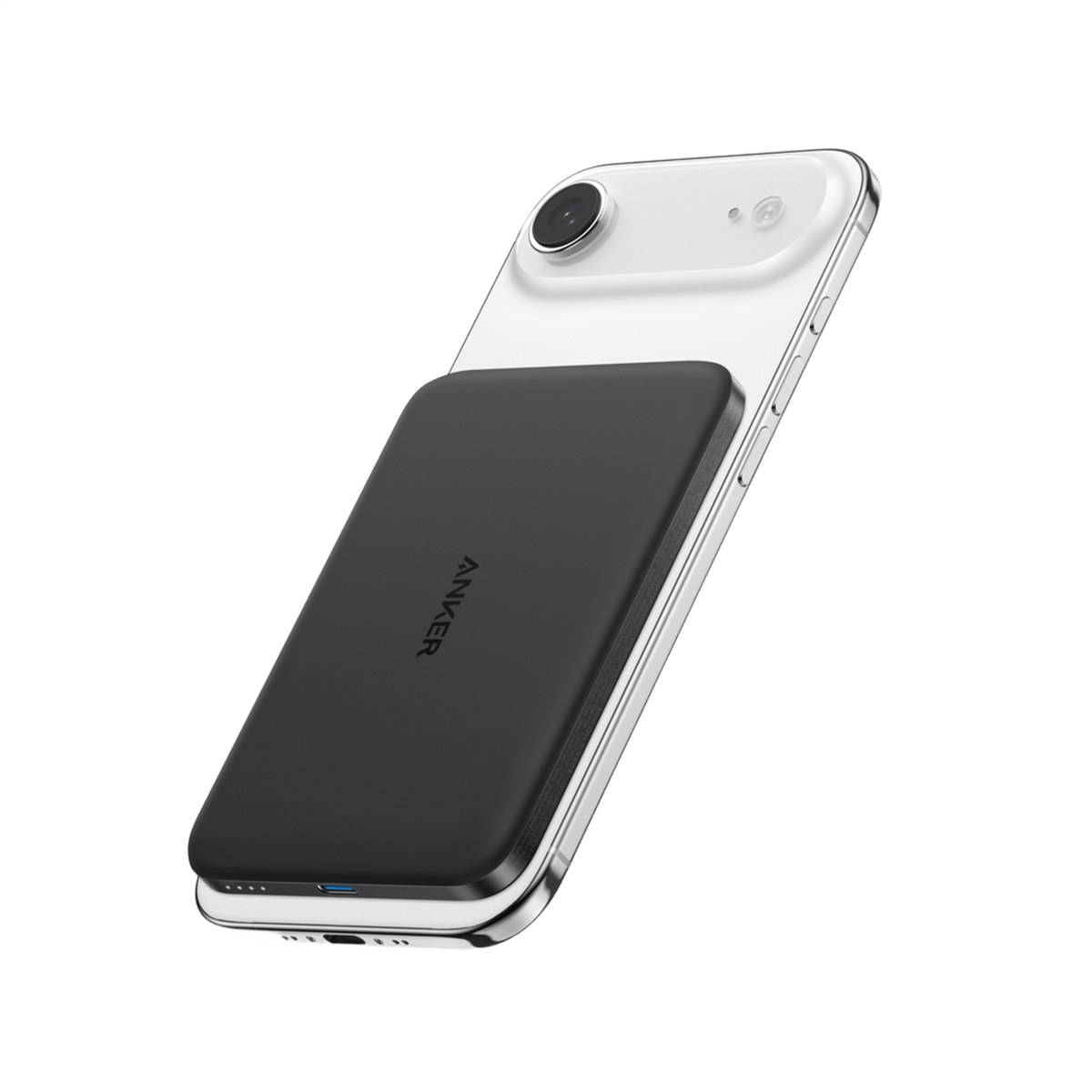 Anker Nano Power Bank (5K, MagGo, Slim) Black