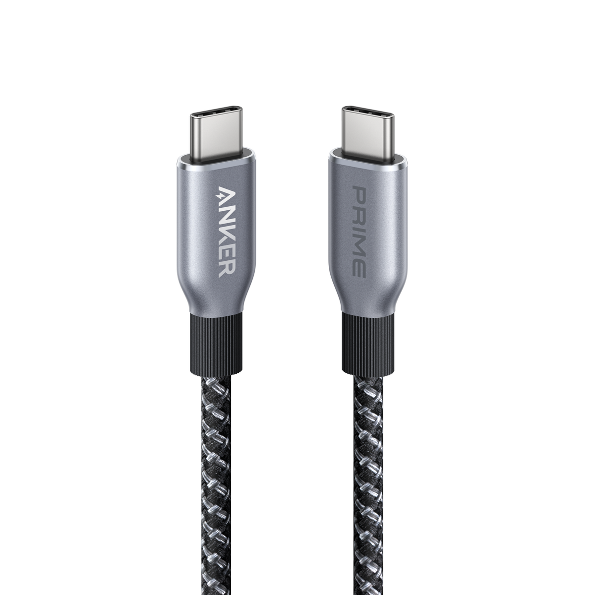 Anker Prime USB-C to USB-C Cable (240W, Upcycled-Braided) 3 ft