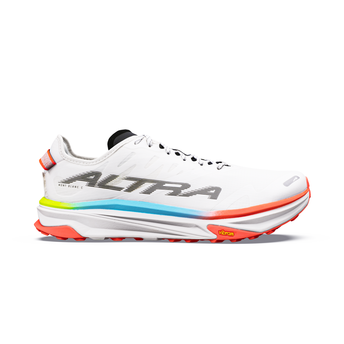 Altra Men's Mont Blanc Carbon - White/Black/Fiery Coral