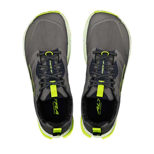 Altra Men's Lone Peak 9 - Dark Gull Gray/Black/Lime - image 2