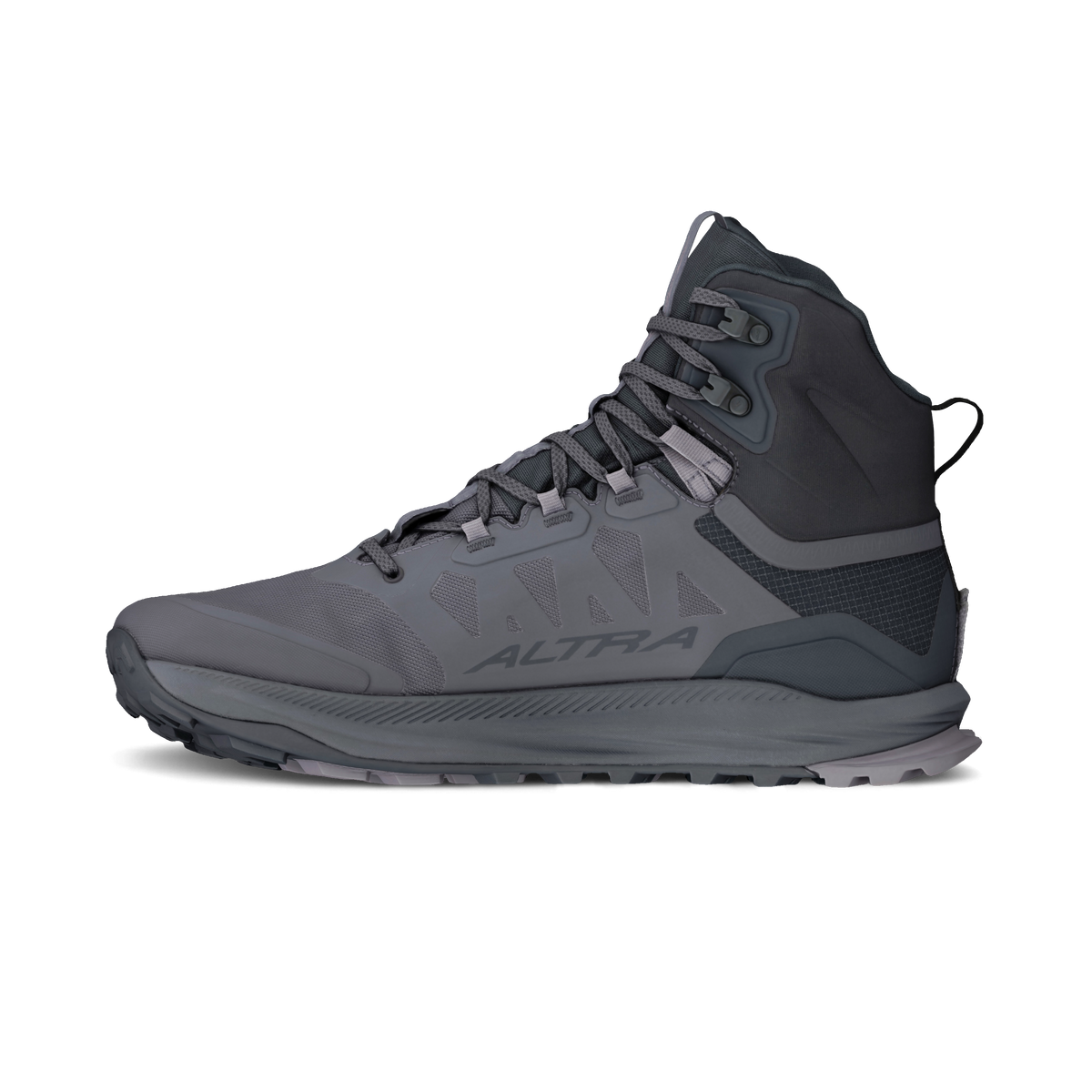 Altra Men's Lone Peak 9 Waterproof Mid - Black/Gray - image 4