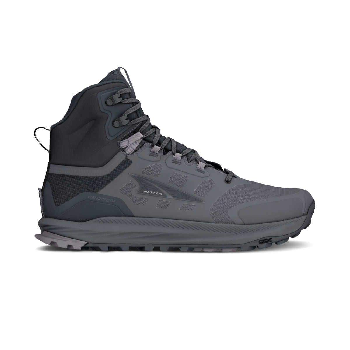 Altra Men's Lone Peak 9 Waterproof Mid - Black/Gray