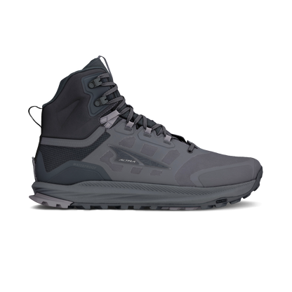 Altra Men's Lone Peak 9 Waterproof Mid - Black/Gray