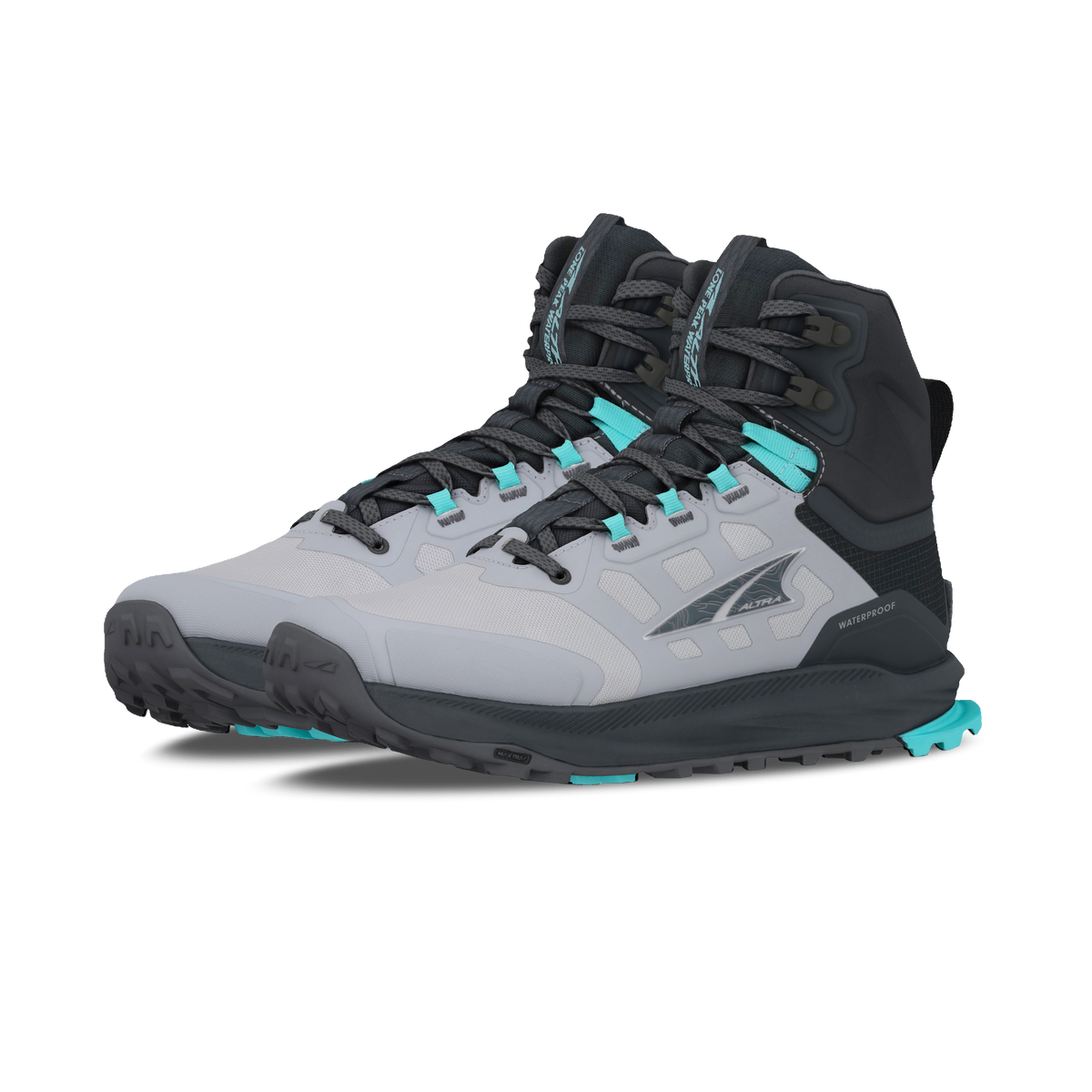 Altra Women's Lone Peak 9 Waterproof Mid - Black/Gray - image 5