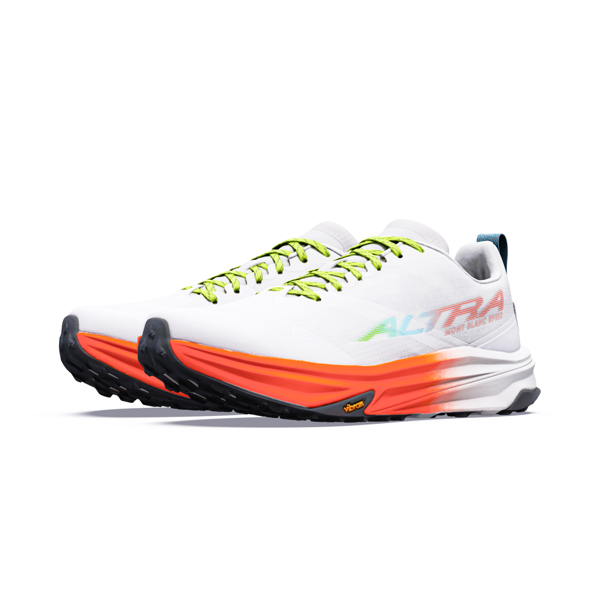 Altra Men's Mont Blanc Speed - White/Fiery Coral/Blue - image 5