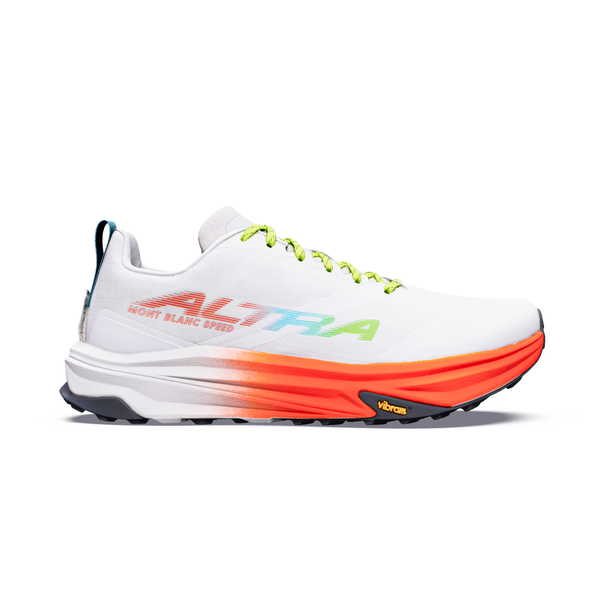Altra Men's Mont Blanc Speed - White/Fiery Coral/Blue