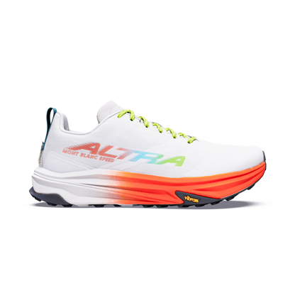 Altra Men's Mont Blanc Speed - White/Fiery Coral/Blue