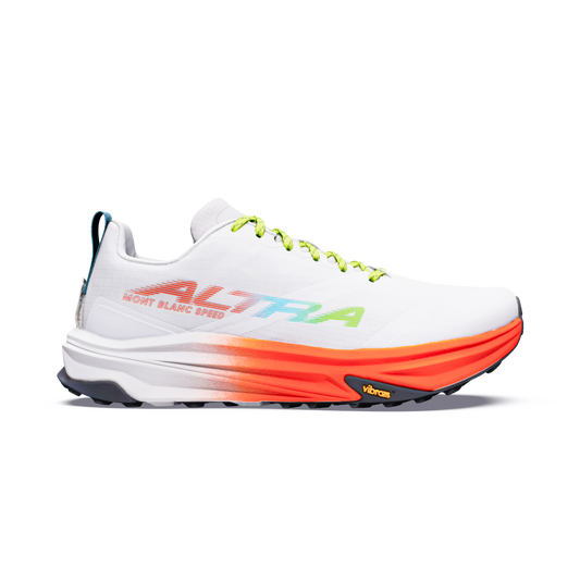 Altra Men's Mont Blanc Speed - White/Fiery Coral/Blue