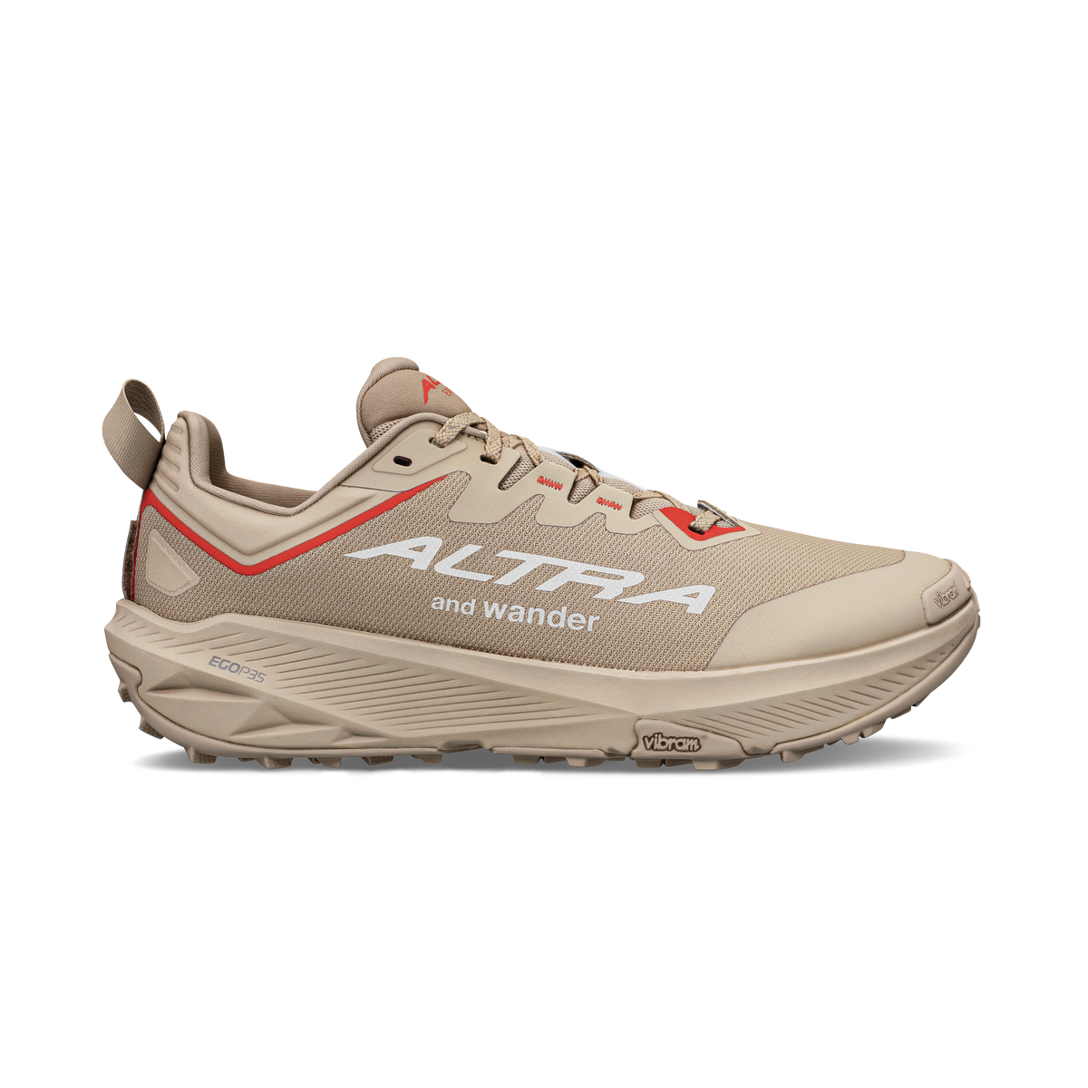 Altra Women's Experience Wild 3+ X and wander - Humus/Silver/Direct Red