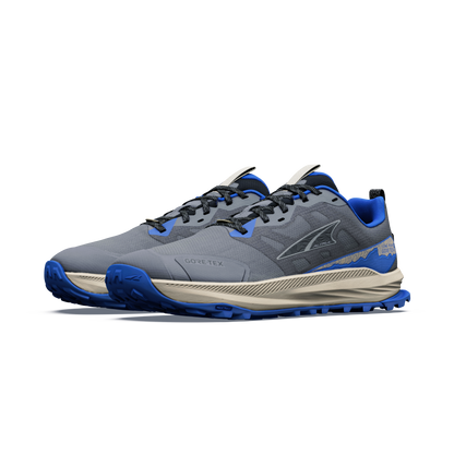 Altra Men's Lone Peak 9 GTX - Steel Gray/Black/Blue - image 5