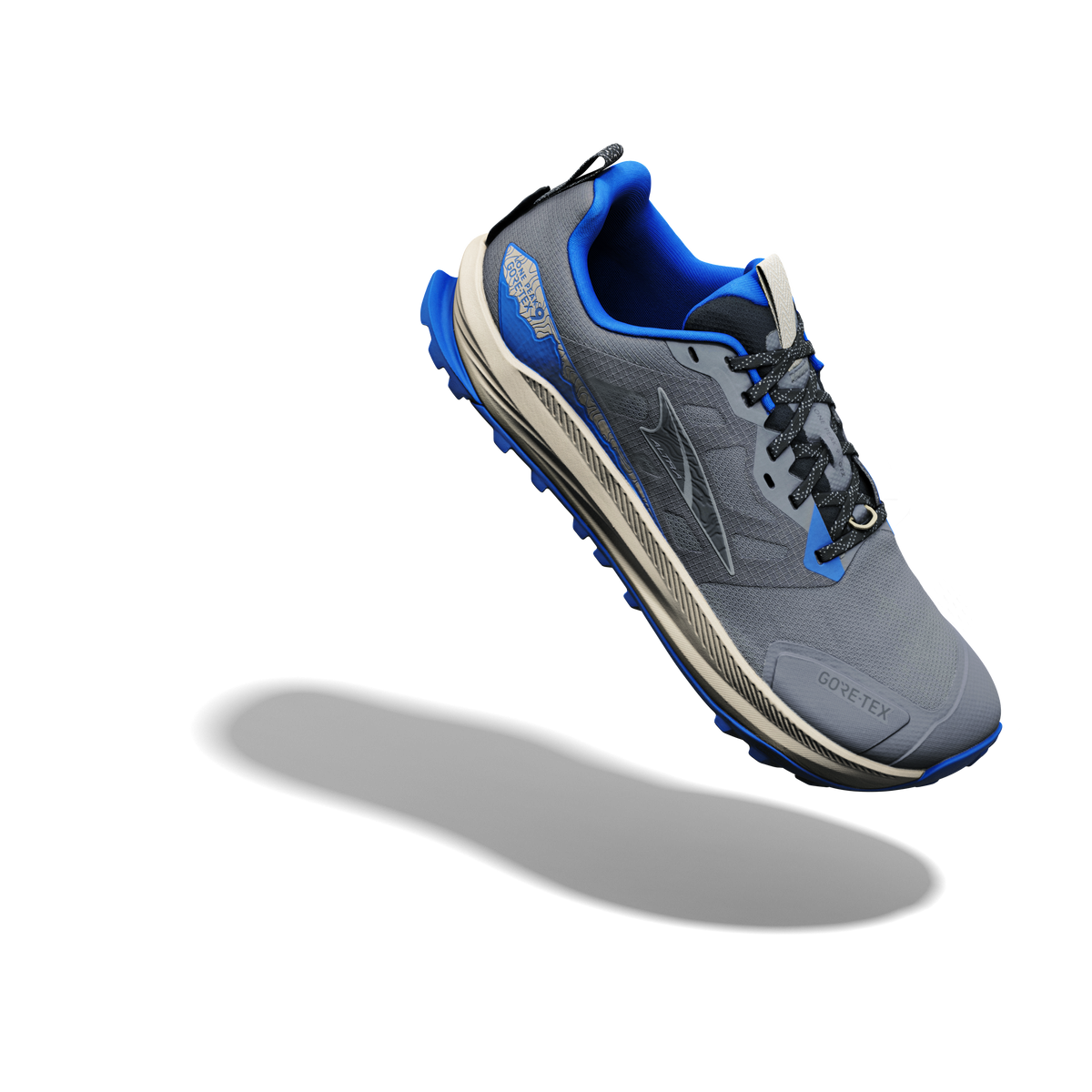 Altra Men's Lone Peak 9 GTX - Steel Gray/Black/Blue - image 6