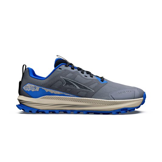 Altra Men's Lone Peak 9 GTX - Steel Gray/Black/Blue