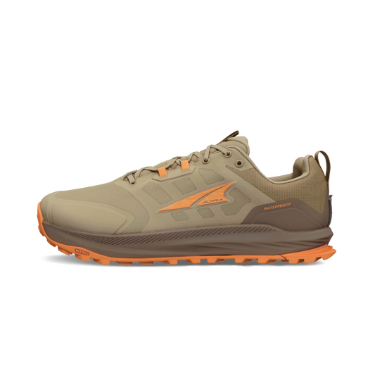 Altra Men's Lone Peak 9 Waterproof Low Wide - Brown