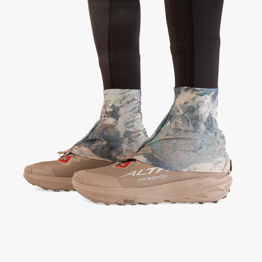 Altra Trail Gaiter X and wander - Beige Sand Camo