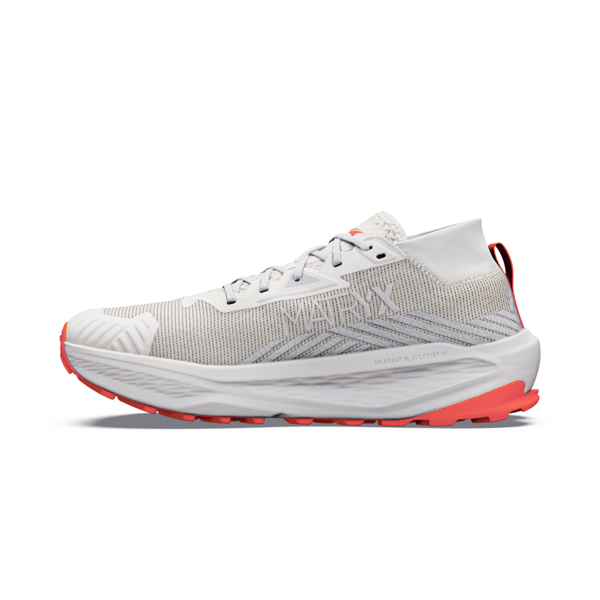 Altra Men's Olympus 275 HiLo - Vaporous Gray/Fiery Coral - image 4
