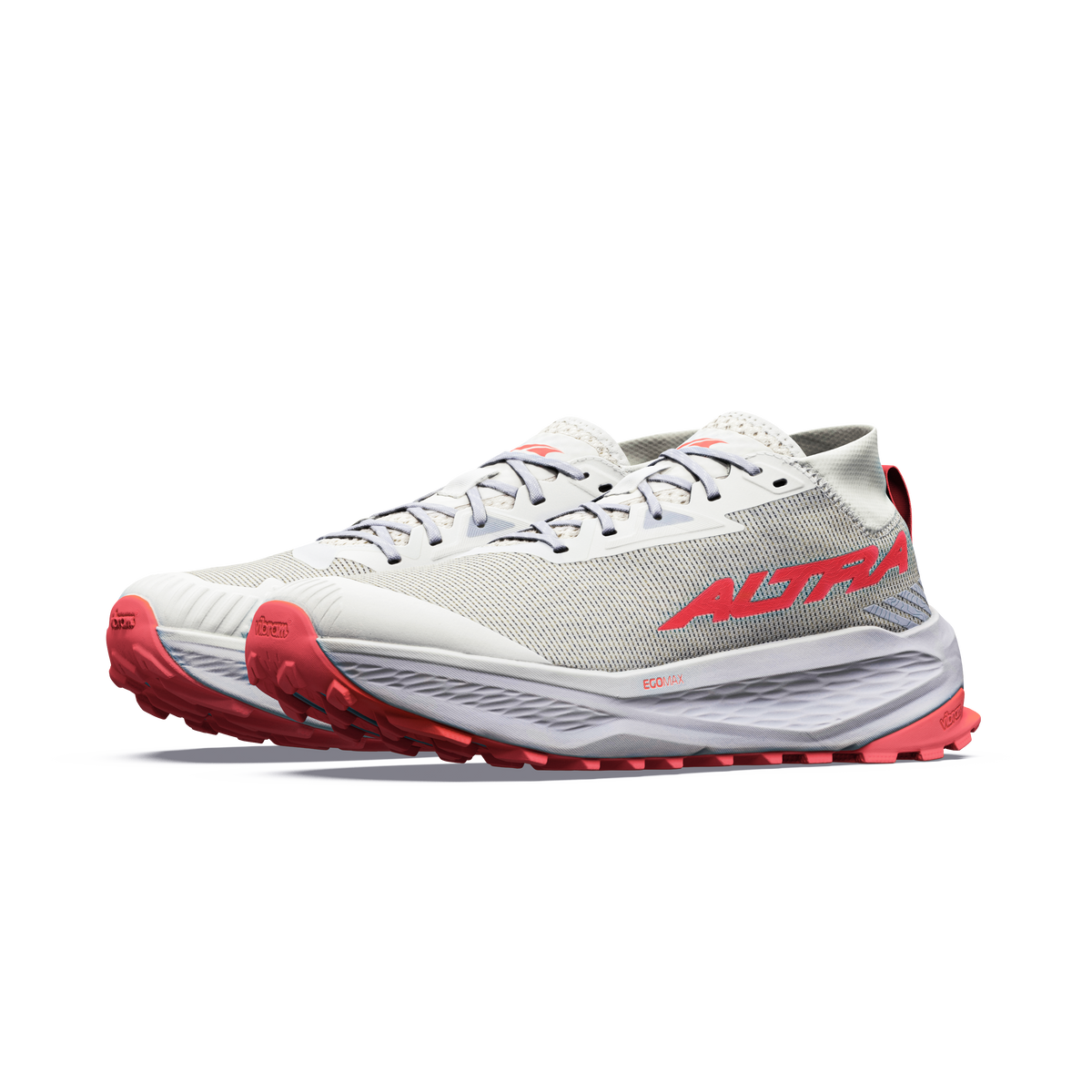 Altra Men's Olympus 275 HiLo - Vaporous Gray/Fiery Coral - image 5