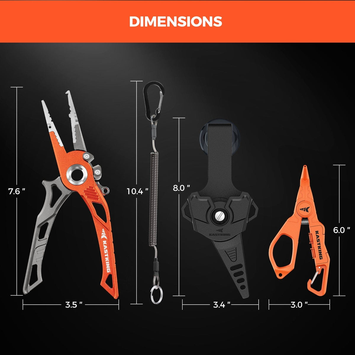 KastKing AlumaStream Aluminum Fishing Pliers or Combo product image 3