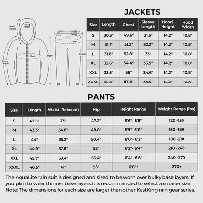KastKing AquaLite Rain Suit, Waterproof Breathable Lightweight Rainwear product image 3