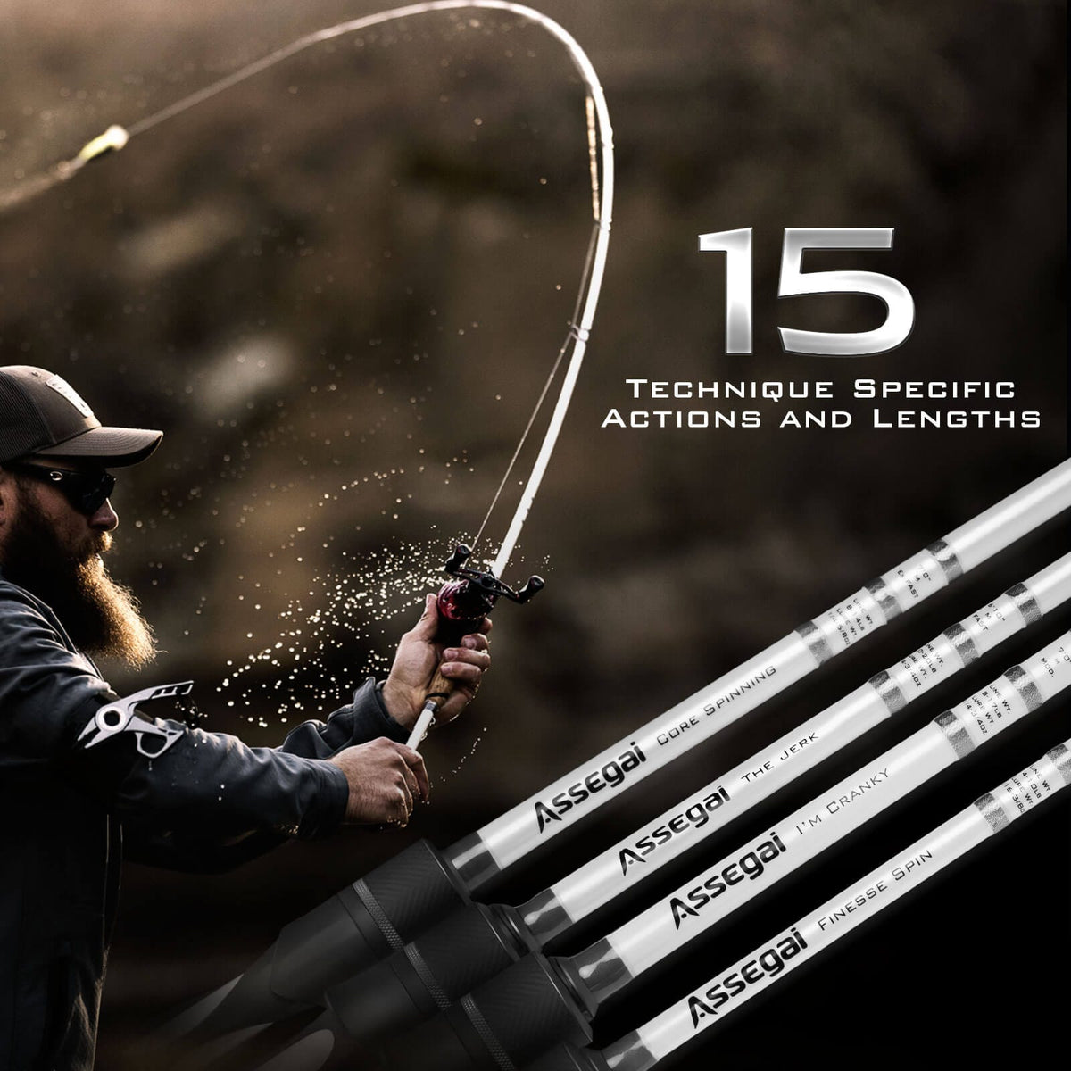 KastKing Assegai Technique Bass Fishing Rods product image 6