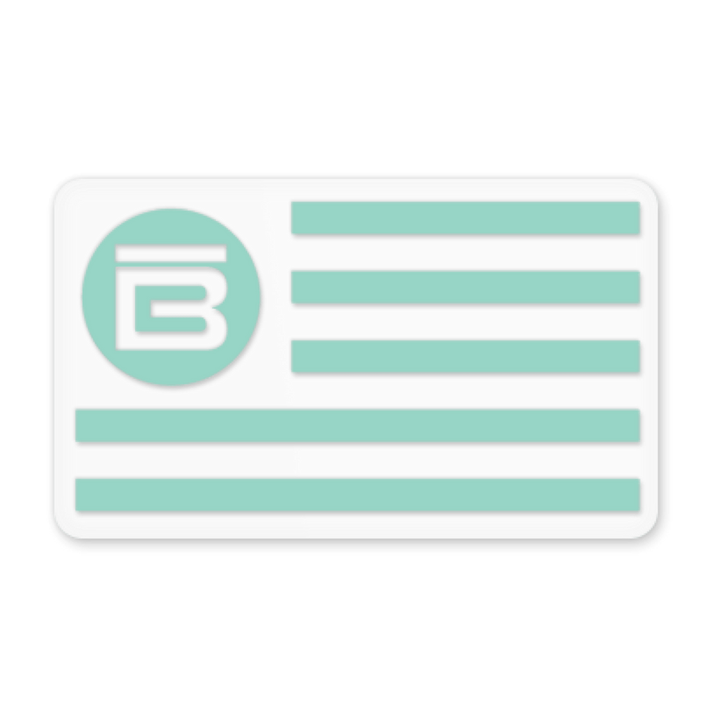 BOTE Nation Flag Decal by Bote, available through BOTE