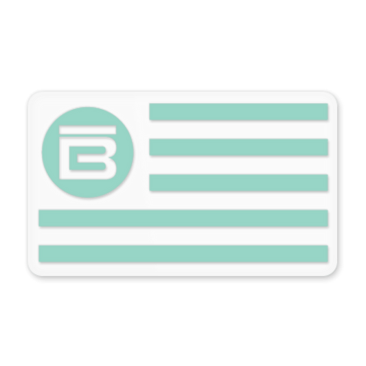 BOTE Nation Flag Decal by Bote, available through BOTE