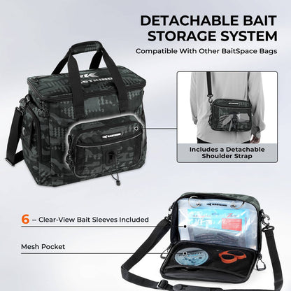 KastKing BaitSpace Fishing Tackle Bag with 4 Tackle Boxes product image 6