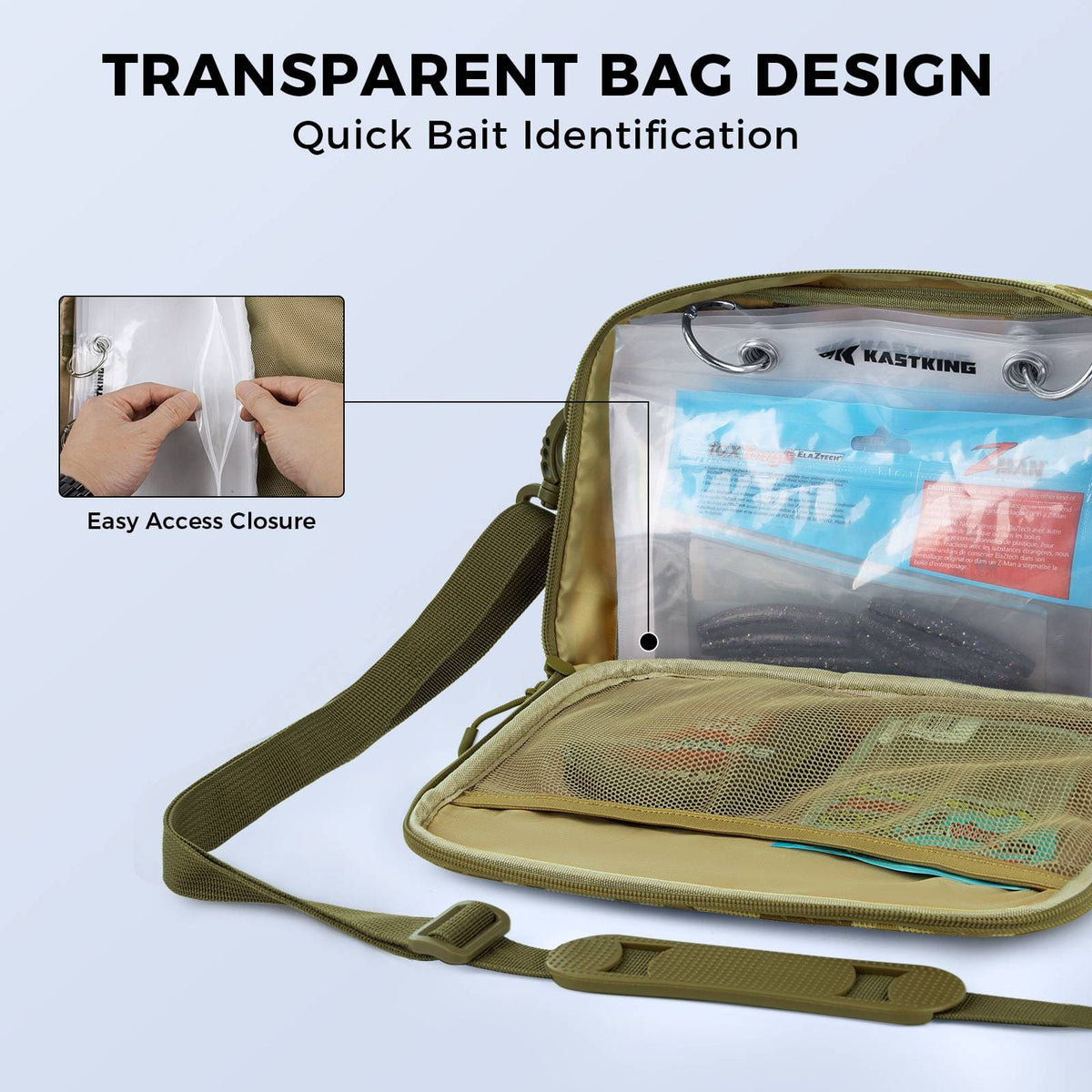 KastKing BaitSpace Detachable Bait Binder Tackle Bag product image 5