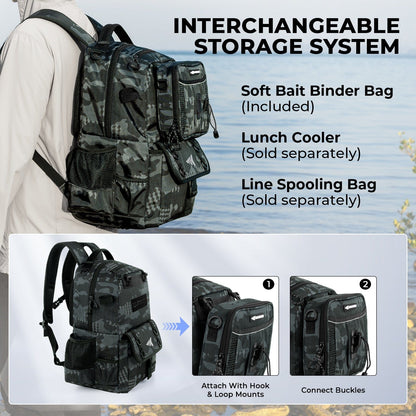 KastKing BaitSpace Fishing Tackle Backpack product image 5