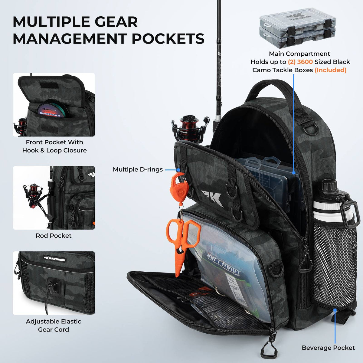 KastKing BaitSpace Fishing Sling Bag product image 4