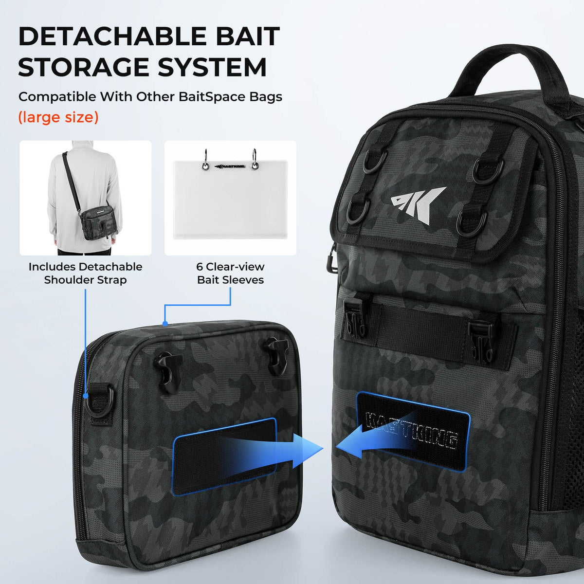 KastKing BaitSpace Fishing Sling Bag product image 5