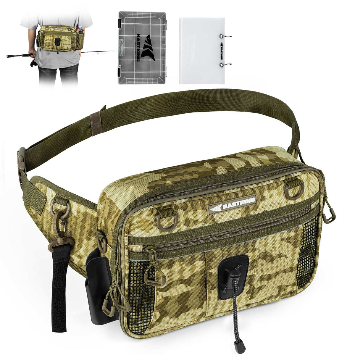 KastKing BaitSpace Waist Bag with 1 Tackle Box product image 3
