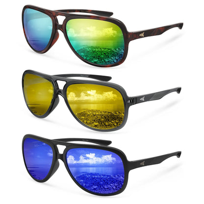 KastKing Bill Dance Mulberry Creek 3 Shades of Fishing Sunglasses Kit product image 2