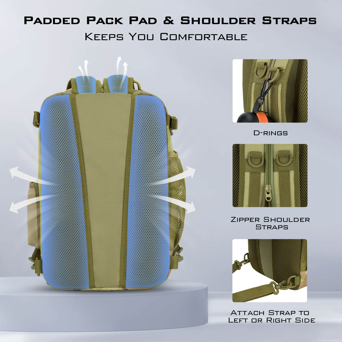 KastKing BlowBak Tactical Fishing Sling Tackle Storage Bag product image 6
