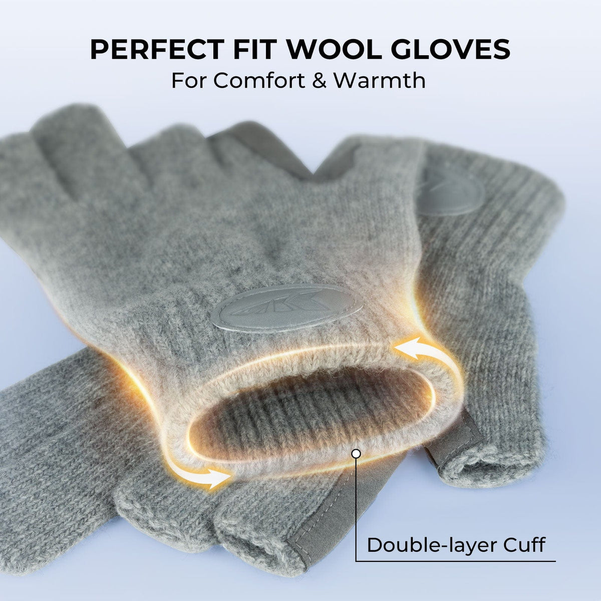 KastKing Bully Wooly Fingerless Wool Fishing Gloves product image 4
