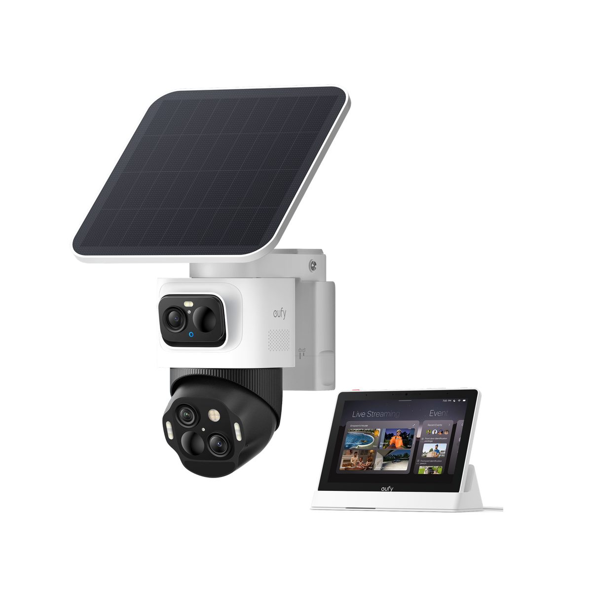 eufyCam S4 + eufy Smart Display E10 White