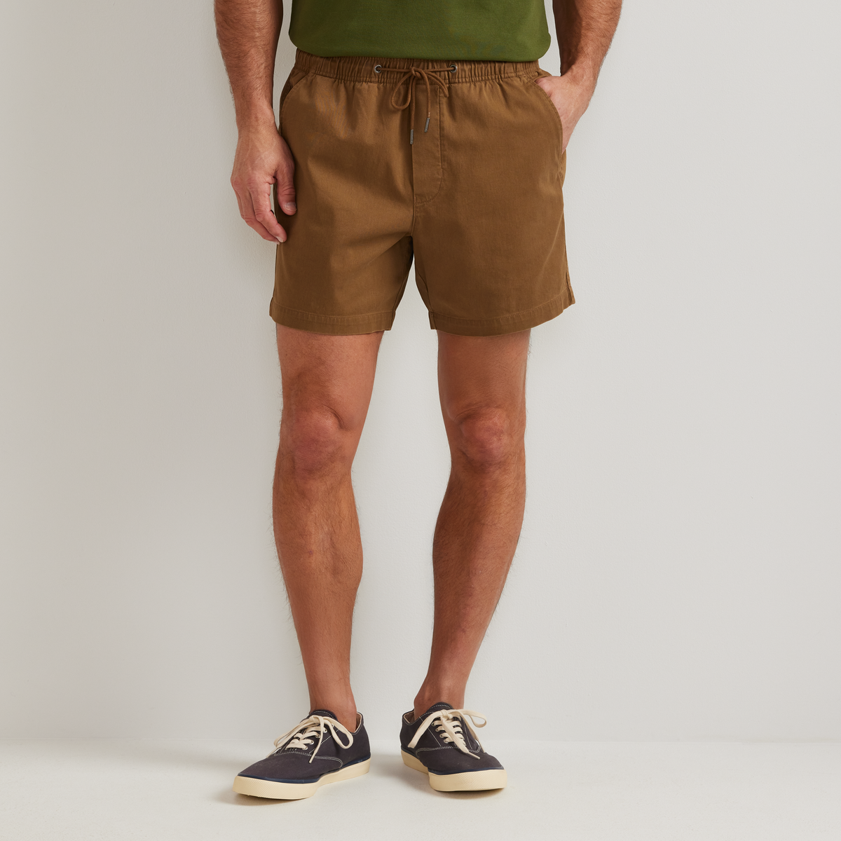 Eddie Bauer Men's Pull On Twill Shorts alternate view 5