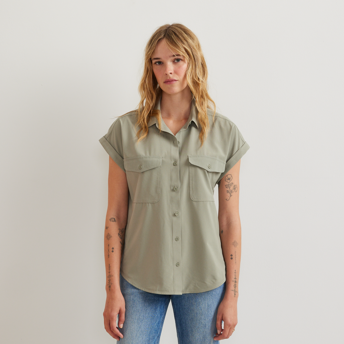 Eddie Bauer Women's Departure Short-Sleeve Button-Down Shirt product image