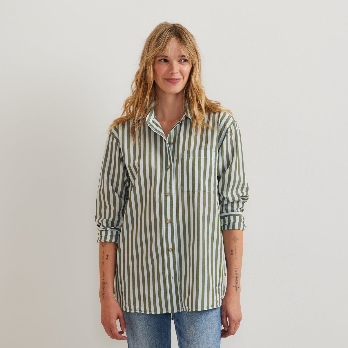 Eddie Bauer Women's Poplin Button Down Shirt alternate view 5