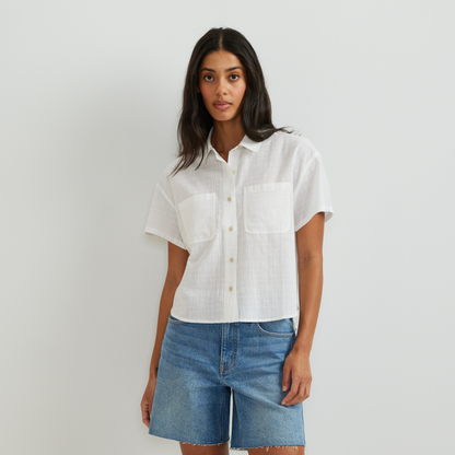 Eddie Bauer Women's Destination Utility Shirt - White product image